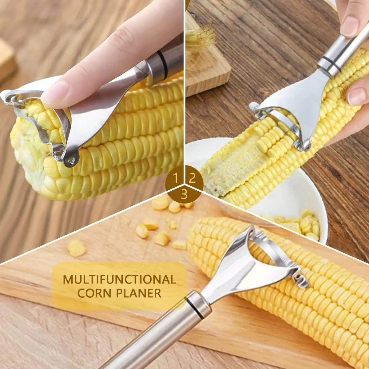 Stainless Steel Corn Peeler