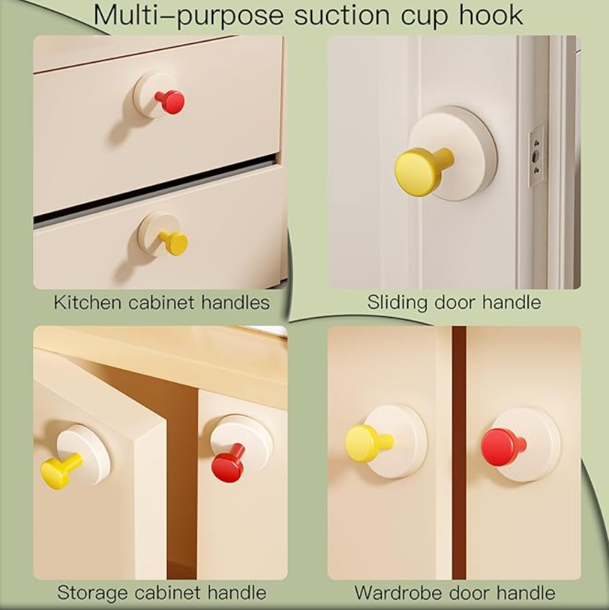 Vacuum Wall Hook (Pack of 4)