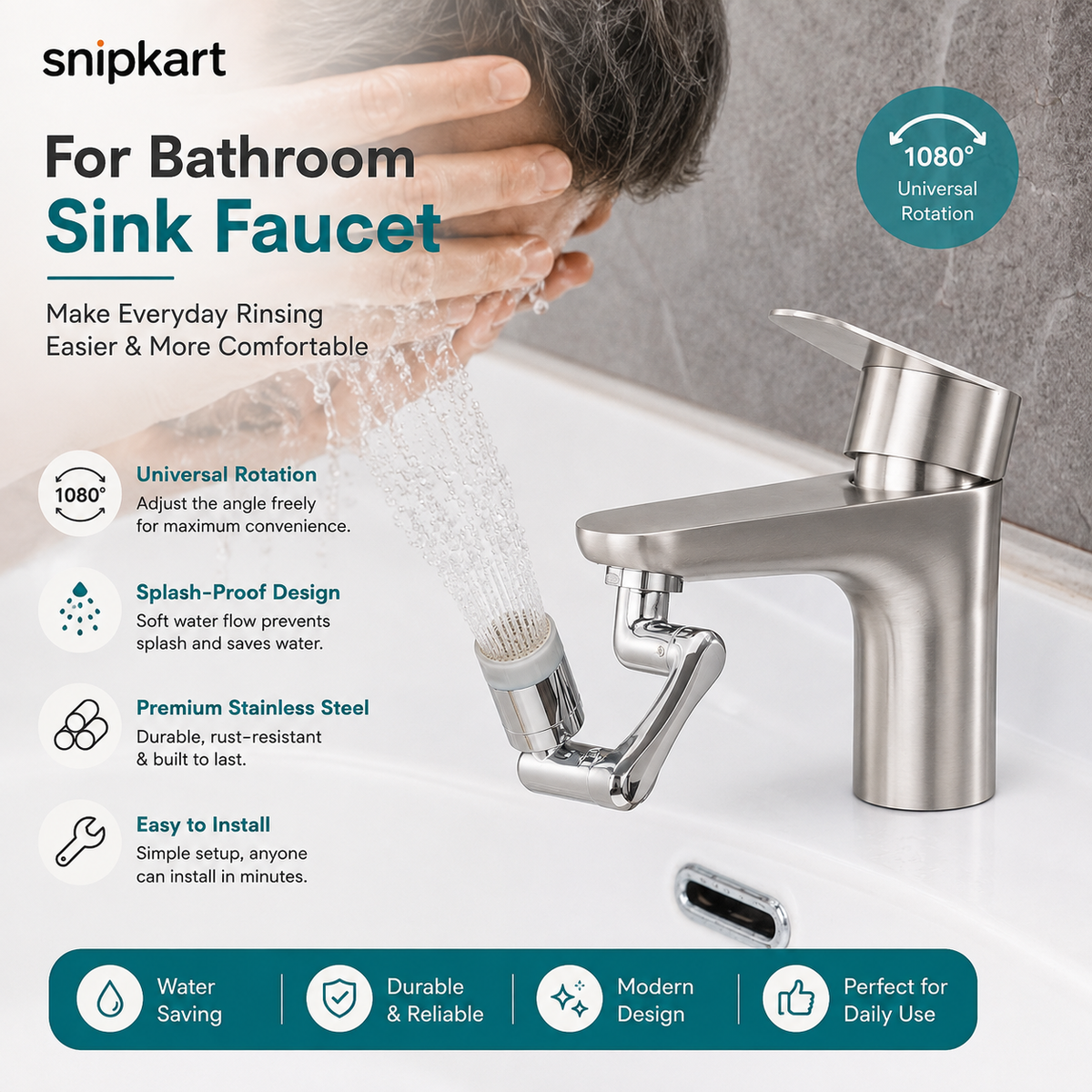 3in1 universal splash filter