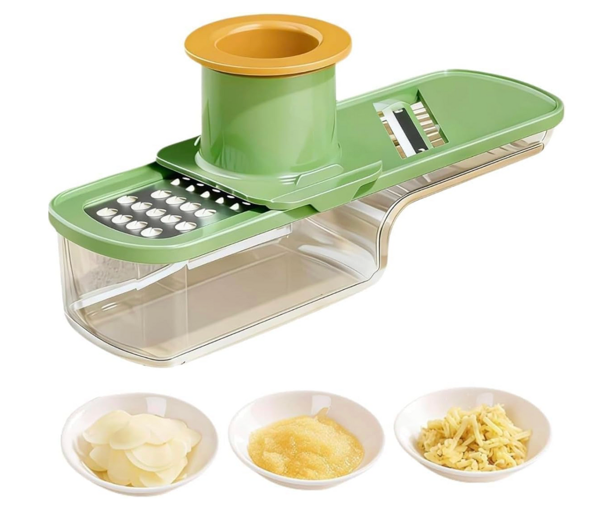 3-in-1 Mini Ginger & Garlic Grater with Container