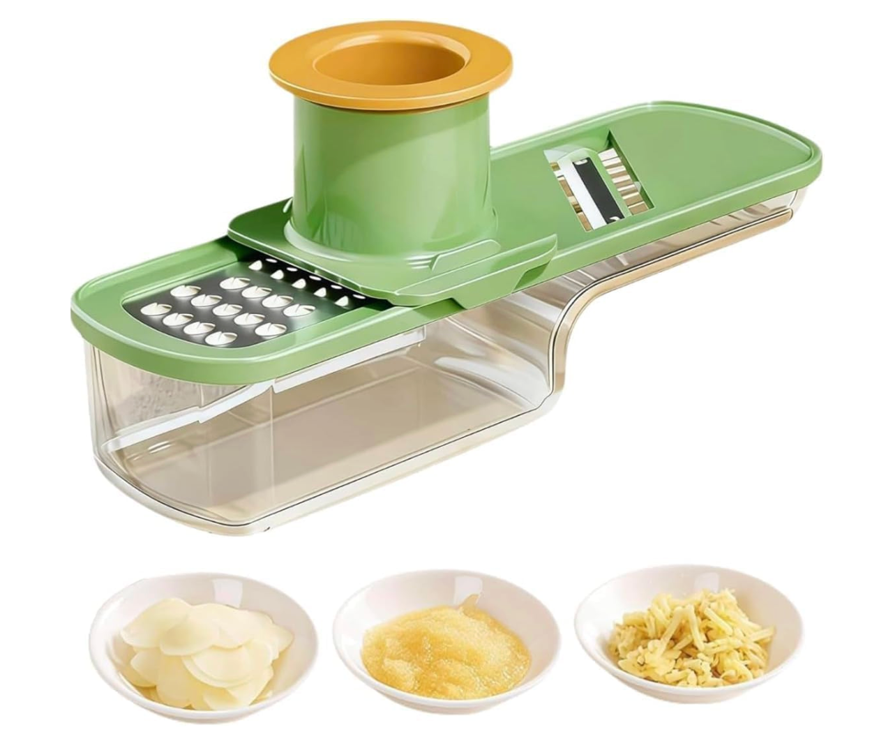 3-in-1 Mini Ginger & Garlic Grater with Container