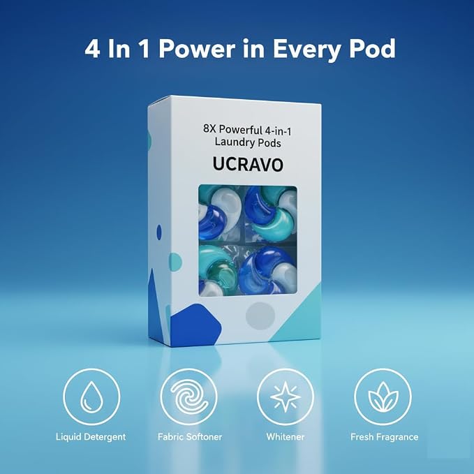 Detergent for Washing Machines (12 PCS)