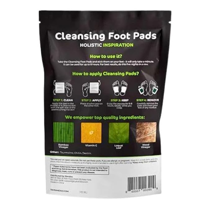 Deep Cleansing Foot Pads ( Pack of 2) (20Pcs)