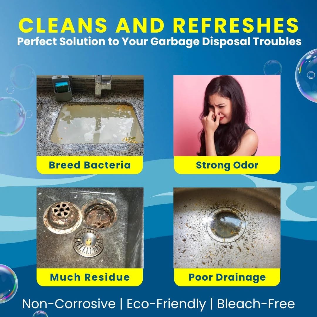 LemonBlast Yellow Bubble Tablets for Deep Cleaning (24 Tablets) (PL)