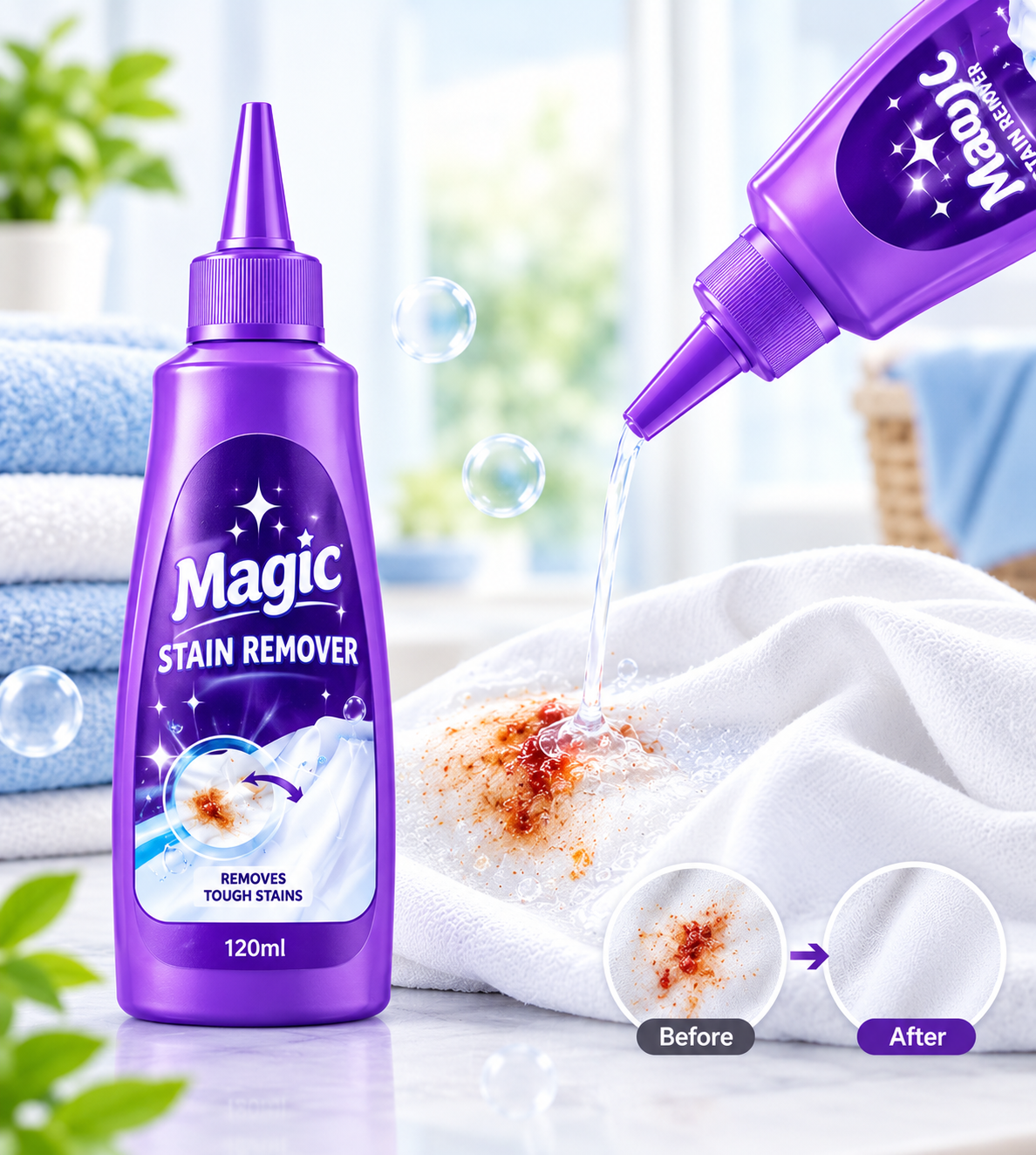 Magic Clothes Stain Remover  (Pack Of 2)