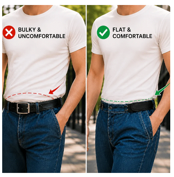 The Buckleless Belt (Pack Of 2)