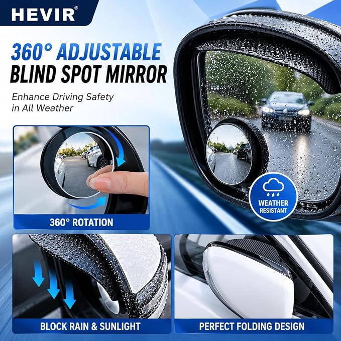 Car Blind Spot Mirror HD Convex Side Mirror