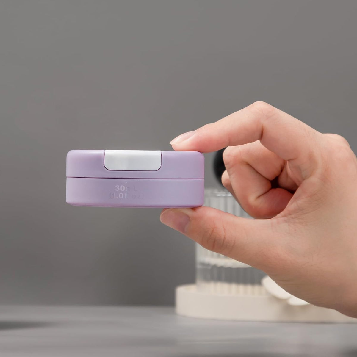 Magnetic Plastic Travel Container