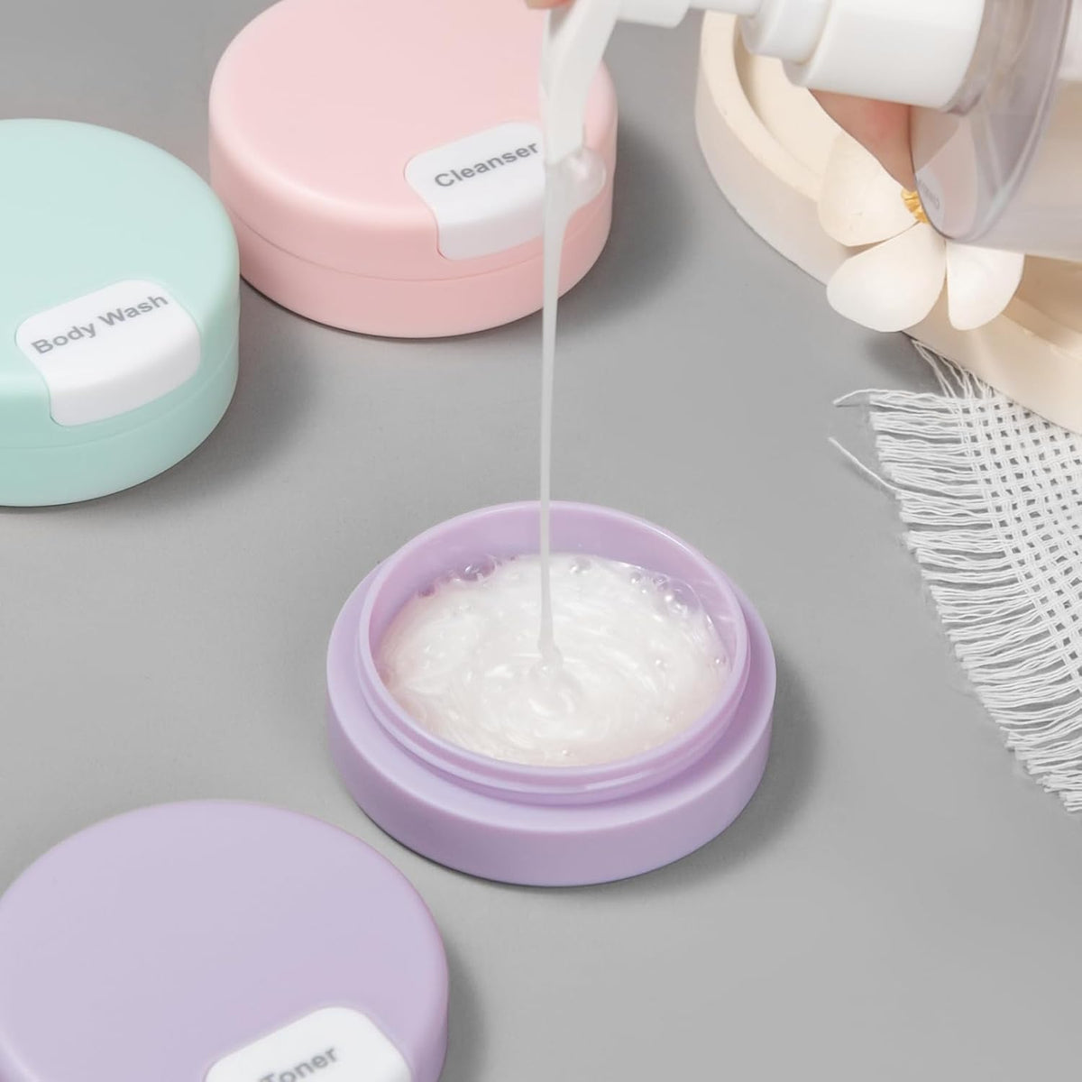 Magnetic Plastic Travel Container