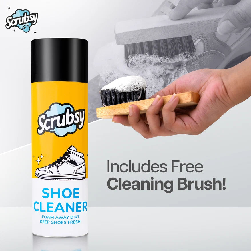India's #1 Foam-Based Footwear Cleaner (Free Cleaning Brush) (Pack of 2)
