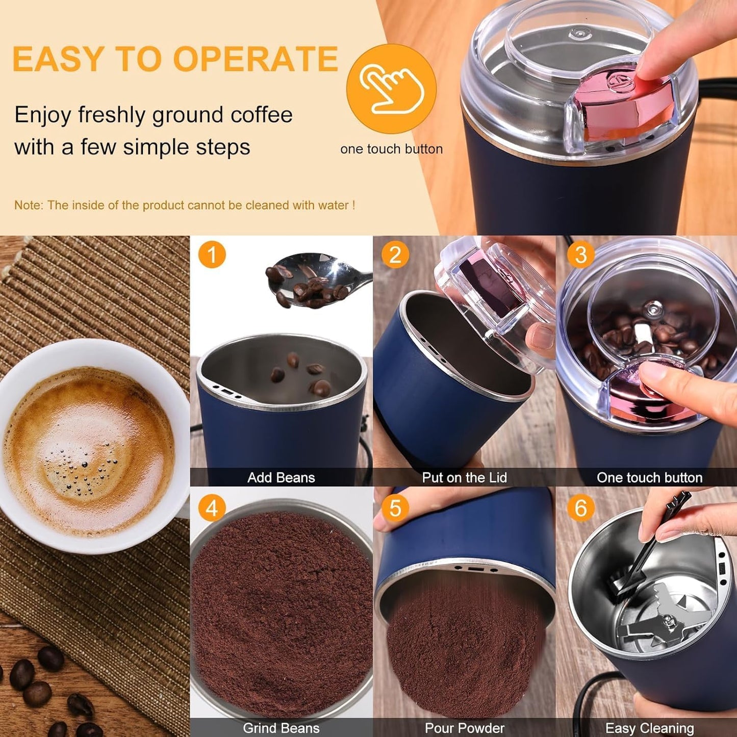 Electric spices Grinder|Grind Your Favorites in Seconds