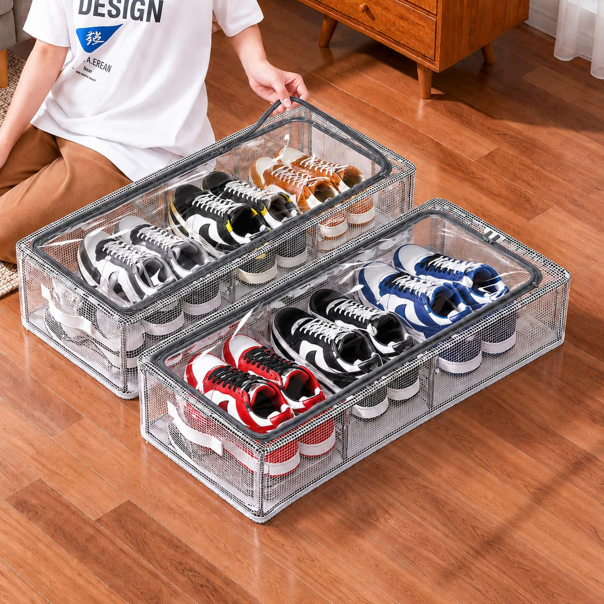 Foldable Shoe organizer box